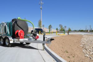 525 Gallon Water Trailer With Black Tank to Reduce Algae