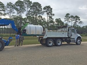 Military water trailer