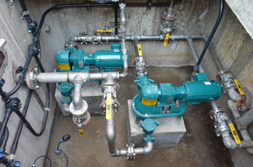 diaphragm pump installation