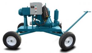 diaphragm pump with control panel