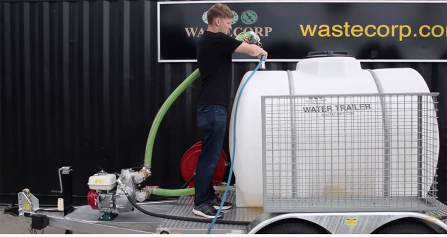 how to operate a water trailer