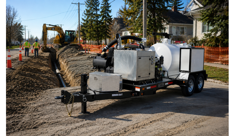 TVP-500HV-DT Hydrovac Trailer 0