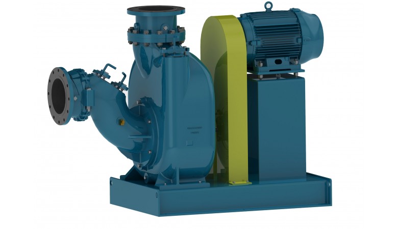 Trash Flow TFCC-10 belt driven pump model
