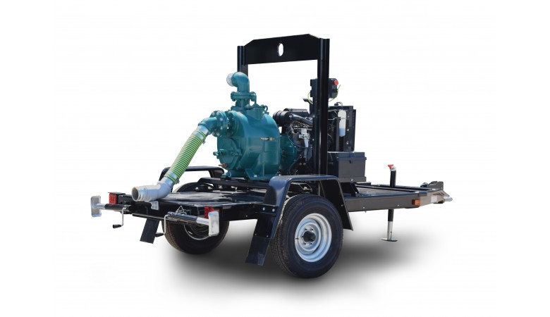 Trash Flow TFCC-4ML - Municipal Trash Pump - Engine Driven