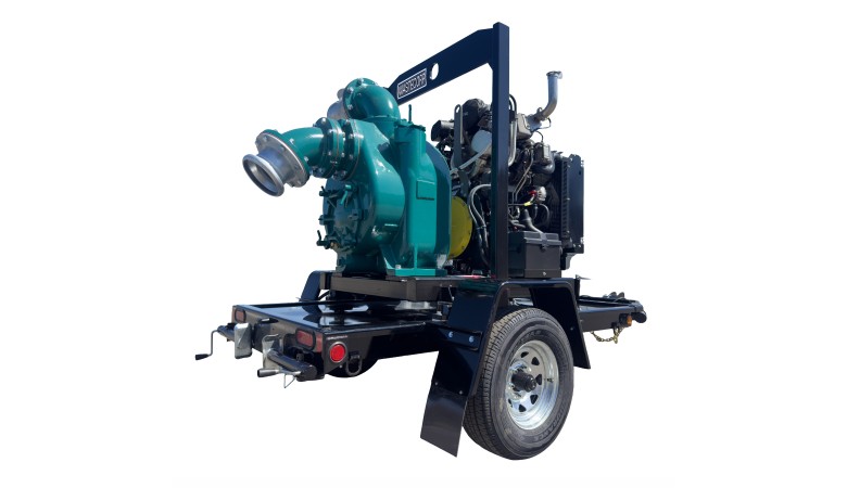 Trash Flow TFCC-8ML - Eight Inch Diesel Trash Pump