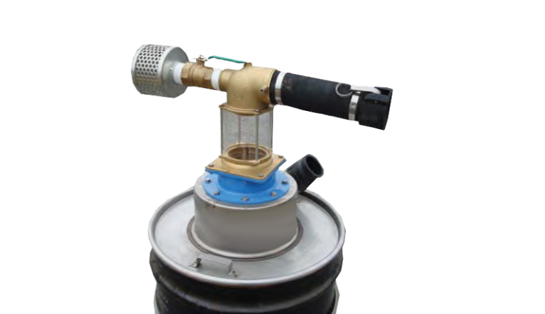 Drum Cap with Hose Integration  