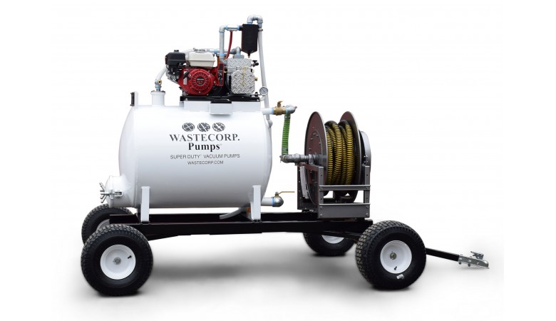 Tow your vacuum pump with a truck or ATV