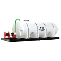 2600 Gallon Skid Mounted Water Tank