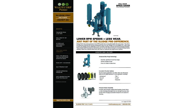 4SDWP Space Saver Ball Valve Fact Sheet
