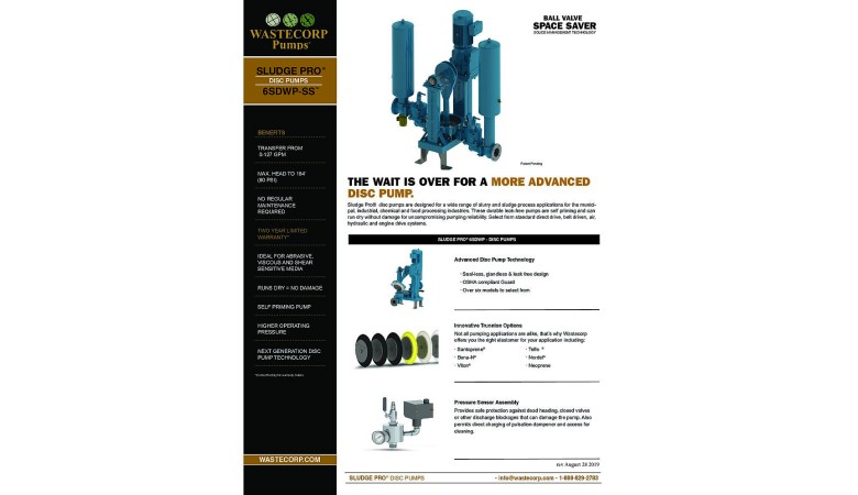6SDWP Space Saver Ball Valve Fact Sheet