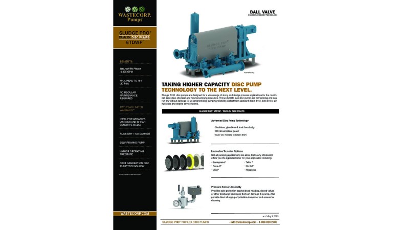 6TDWP Ball Valve Fact Sheet