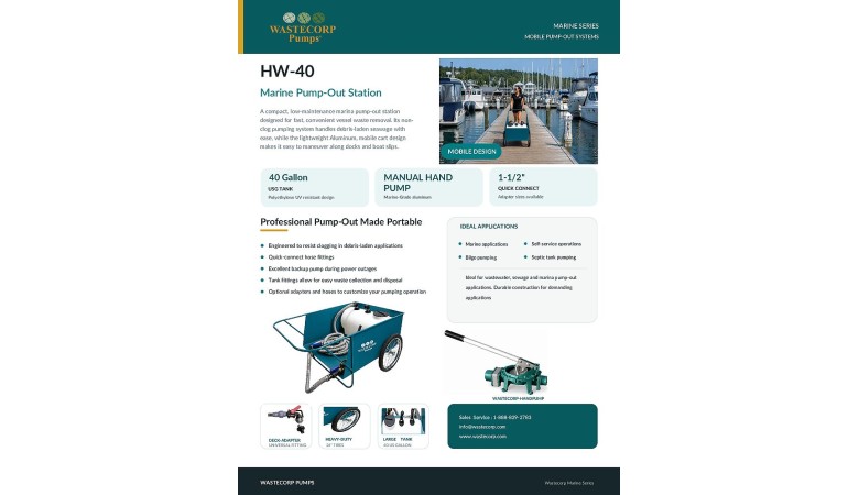 HW-40 Marine Pump HW-40 Marine Pump