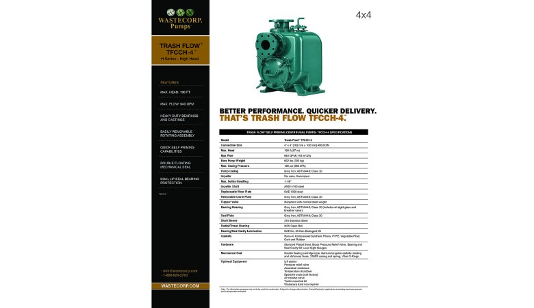TFCCH-4 High Head Fact Sheet