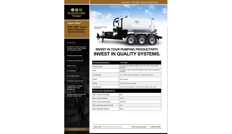 TVP-1600 Fact Sheet